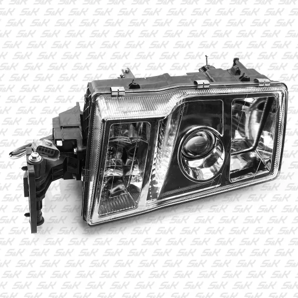 Фара основная правая Volvo, ручная регулировка, квадратная фишка, S&K GMBH SK-4960102-01