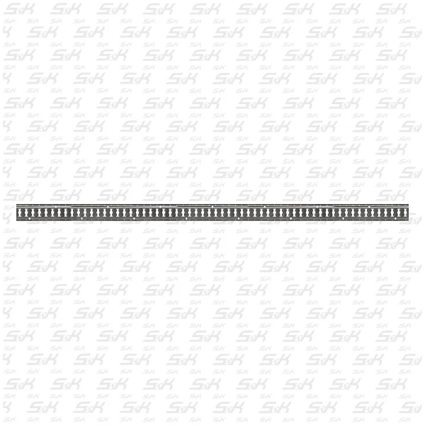 Такелажная рейка S&K GMBH SK-5370001-01, ячеистый профиль, L=3м.