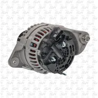 Генератор 24 В 80 А S&K GMBH SK-5710010-01, разъём 5 контактов, шкив 8 ручьёв