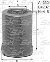 Воздушный фильтр S&K GMBH SK-5850014-01 высотой 416 мм