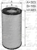 Фильтр воздушный S&K GMBH SK-5850020-01, высота 483 мм