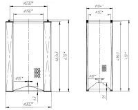 Фильтр воздушный WYT250036 HOWO K3046 S&K GMBH SK-5850178-01