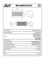 Фильтр воздушный KW2440 DongFeng S&K SK-5850183-01