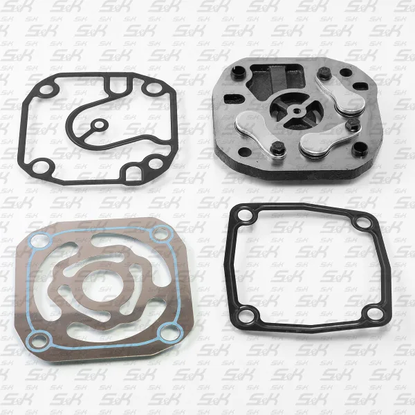 Ремкомплект компрессора S&K GMBH SK-6770024-01, пластина и прокладки, MAN TGA, TGS, TGX
