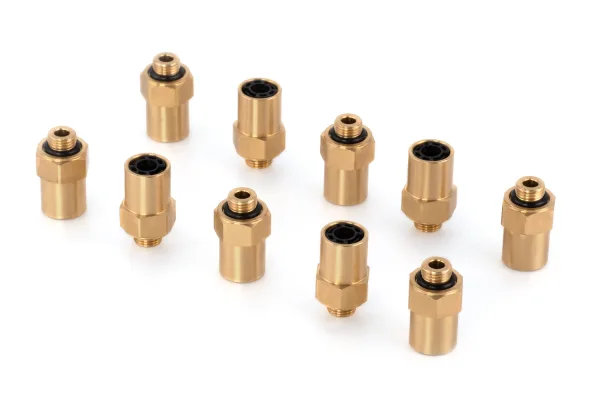 Фитинг прямой под трубку 6×1 мм с резьбой М10×1, SW18, S&K GMBH SK-6890034-01