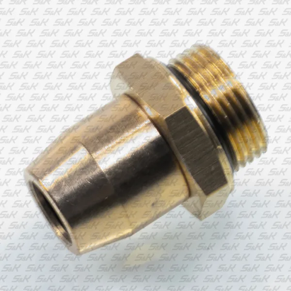 Фитинг прямой пневматический под трубку 12×1,5, резьба М22×1,5, SW28 — S&K GMBH SK-6890051-01