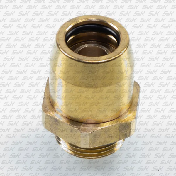 Фитинг прямой под трубку 16x2 М22×1,5 SW28, пневмосистема, S&K GMBH SK-6890068-01