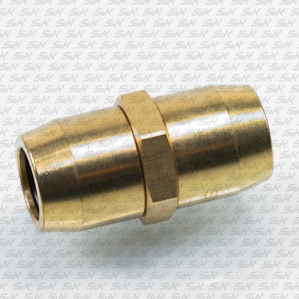 Фитинг прямой под трубку автомат 16x2/16x2 SW28, металл, S&K GMBH SK-6890071-01