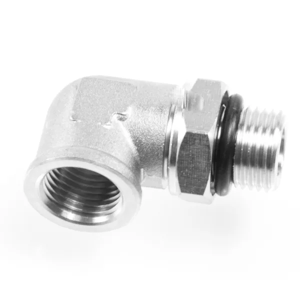 Фитинг Г-образный с контргайкой М16×1,5 / f16×1,5, под ключ 22 мм, S&K GMBH