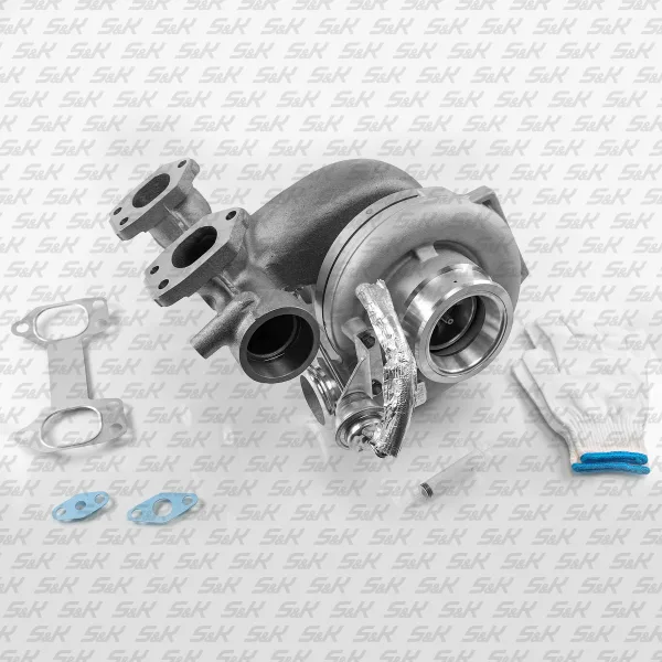 Турбокомпрессор S&K GMBH SK-7460002-01 с титановой крыльчаткой для DAF и International
