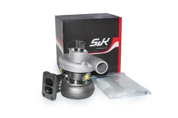 Турбокомпрессор S2B для двигателя КАМАЗ 740, S&K GMBH SK-7460055-01