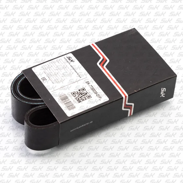 Поликлиновой ремень S&K GMBH 10PK1136, длина 1136 мм, Premium Line