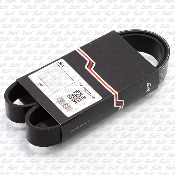 Ремень поликлиновой 8PK970 S&K GMBH Premium Line, 8 ручьёв, длина 970 мм, Volvo, Renault
