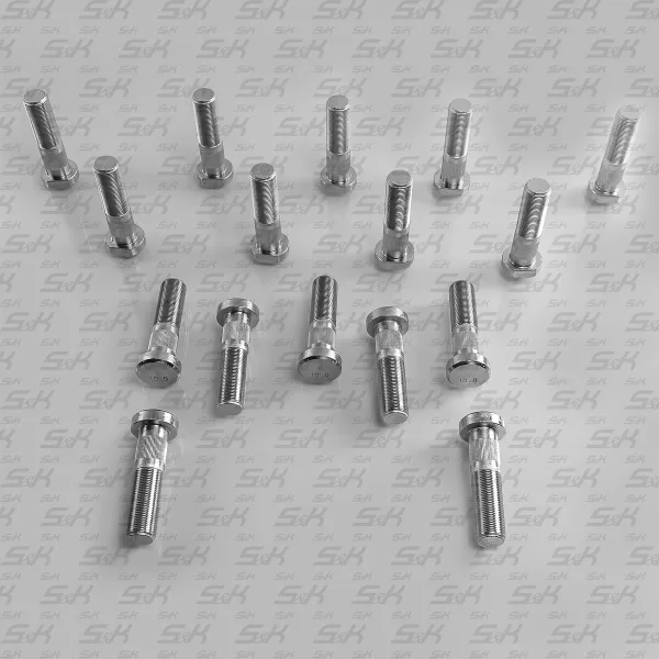 Шпилька колесная с гайкой M22x1.5x80/40 S&K GMBH SK-7860009-01 для техники SAF