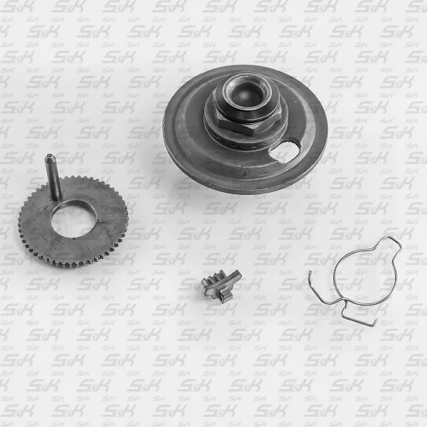 Осевой болт S&K GMBH для BPW М32×2 с гайкой и фиксирующим кольцом