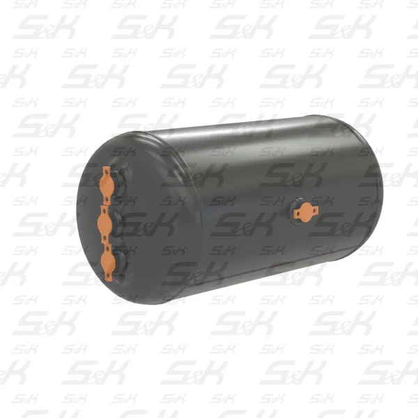 Ресивер воздушный 25 л 246×605 мм 15,5 бар М22×1,5 S&K GMBH SK-8610006-01