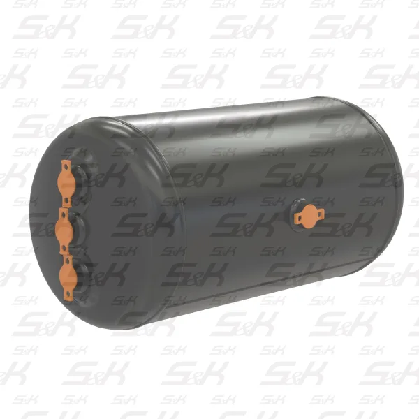 Ресивер воздушный 40 л S&K GMBH, ø310 × 605 мм, 12,5 бар, резьба М22×1,5, MAN TGA/TGS/TGX