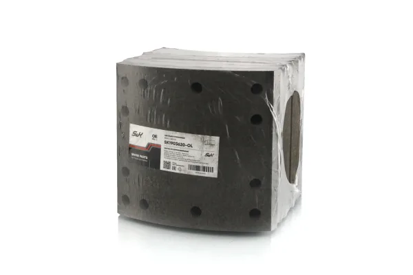 Тормозные накладки S&K GMBH 19036/19037, ремонт 2-й, размер 419х178