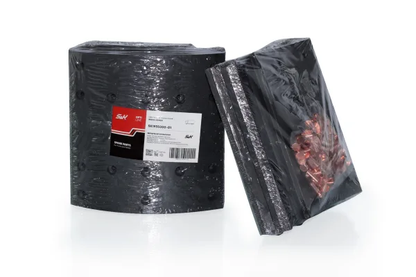 Комплект тормозных накладок с заклёпками S&K GMBH SK1935000-01, 8 шт, DongFeng, FAW