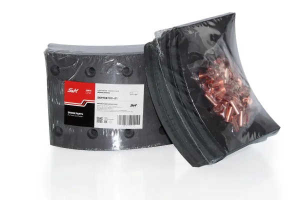 Комплект тормозных накладок S&K GMBH SK1935700-01 с заклепками для FAW