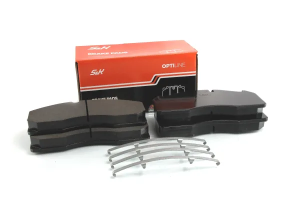 Колодки тормозные дисковые S&K GMBH 29125 с пластинами, 249,5 мм