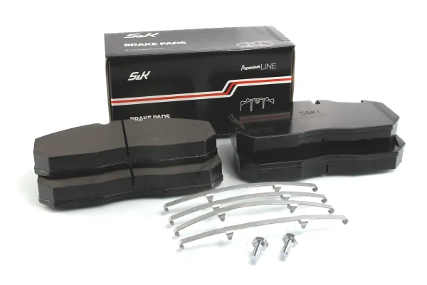 Колодки тормозные дисковые S&K GMBH SK29156-PL WVA 29131 с пластинами