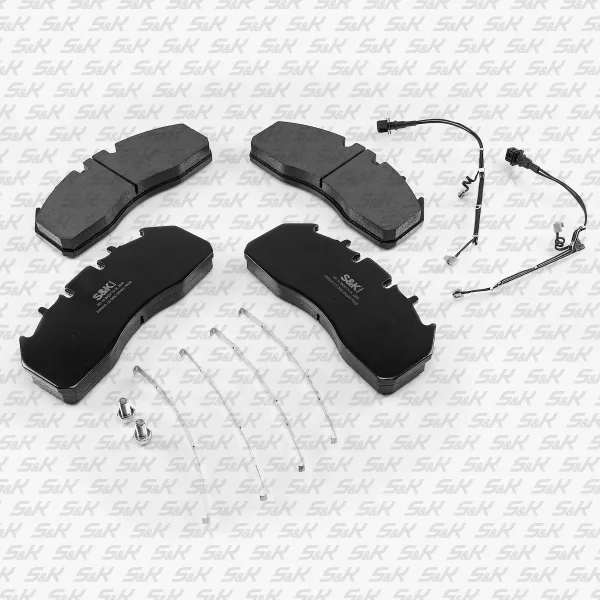Колодки тормозные дисковые S&K GMBH SK29174-OL, WVA 29174, 249,5×107,2×29 мм
