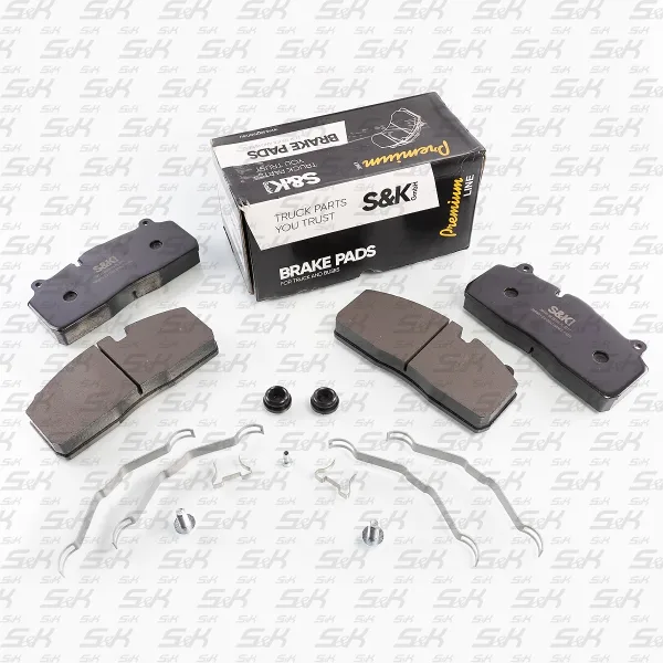 Колодки тормозные дисковые S&K GMBH SK29195-PL 210x93,8x30 с установочным комплектом