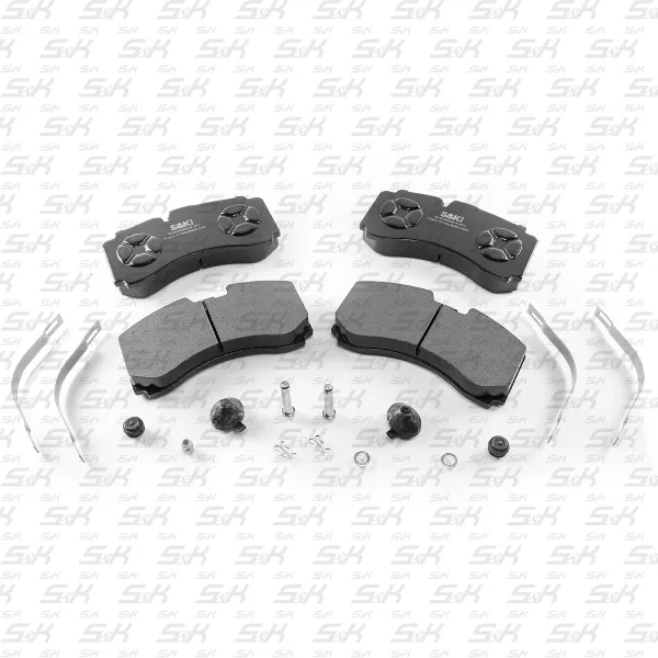 Колодки тормозные дисковые S&K GMBH SK29328-OL, 215 × 107 × 31 мм, с установочным комплектом