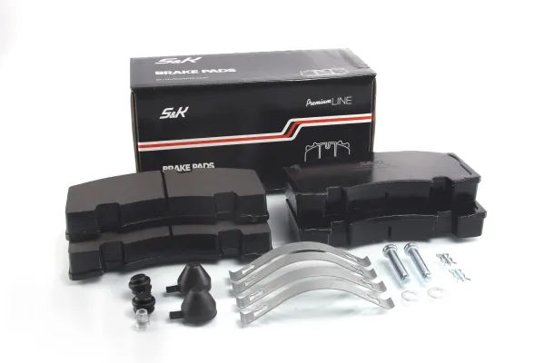 Дисковые тормозные колодки S&K GMBH SK29330-PL, WVA 29308, 211 × 108 × 30 мм
