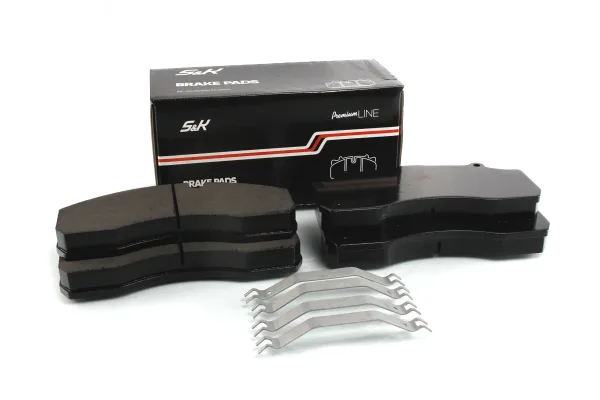 Колодки дискового тормоза S&K GMBH 29143, 247,7×105×30 мм, с пластинами