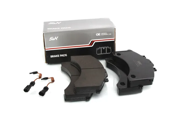 Колодки тормозные дисковые S&K GMBH WVA 29011, 241 × 124,8 × 25 мм