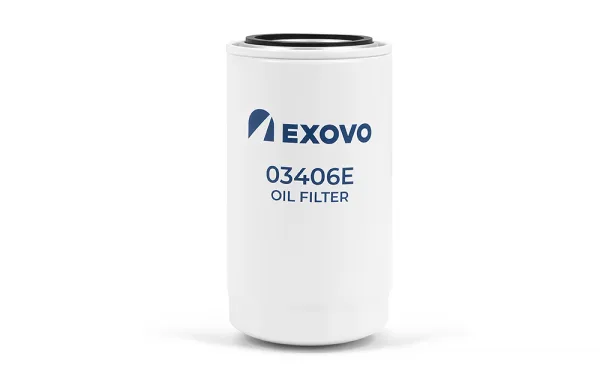 Фильтр масляный EXOVO 03406E DAF, Iveco, Ø93 мм, высота 171 мм, резьба M27 × 2