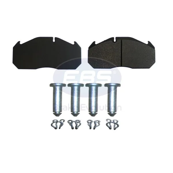 Колодки тормозные дисковые EBS EKBP.032 WVA 29032, Iveco EuroCargo, EuroTech, EuroFire