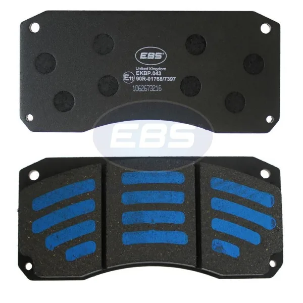Колодки тормозные дисковые EBS EKBP.043 для суппортов D2, грузовые автомобили Ford