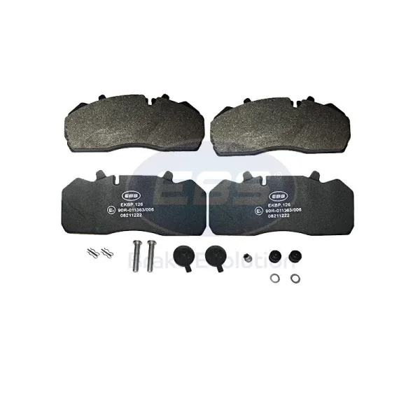 Колодки тормозные дисковые EBS EKBP.126, суппорт PAN 19, 210×92×30 мм, DAF