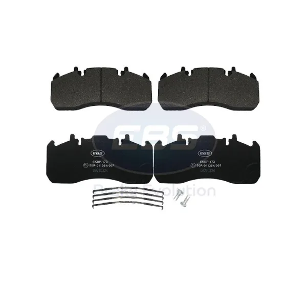 Тормозные колодки дисковые EBS EKBP.173 WVA 29173 216 × 99,4 × 29 мм Volvo, Renault