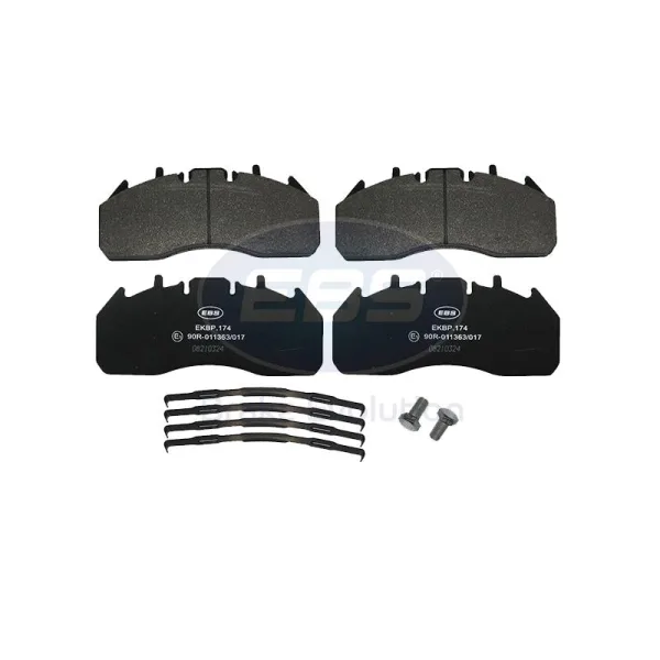 Колодки тормозные EBS EKBP.174 для Renault и Volvo, 249,35 × 249,5 мм
