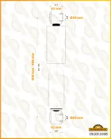 Амортизатор задней подвески MAN TGA, TGS, TGX Sonder 09.001.0098