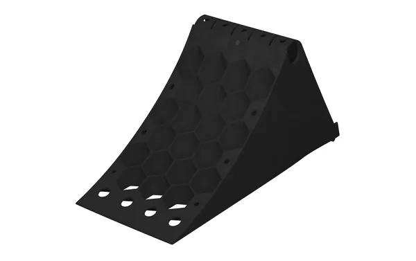 Противооткатный упор колеса EXOVO 01178E, пластик, 470 × 200 × 240 мм