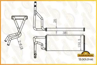 Радиатор отопителя кабины SITRAK Sonder 13.001.0146, оригинальный номер 812W61942-0096