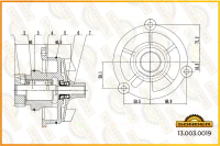 Водяной насос системы охлаждения Iveco и Renault Sonder 13.003.0019