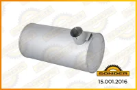 Глушитель основной Iveco EuroTech, EuroStar, Stralis Sonder 15.001.2016, бочка круглая
