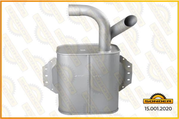 Глушитель основной Sonder 15.001.2020 для Mercedes-Benz Atego, Axor и МАЗ-бус Serie 5