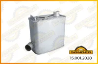 Глушитель выхлопа основной MAN TGA, TGS, TGX, L2000 Sonder 15.001.2028, двигатели D2876