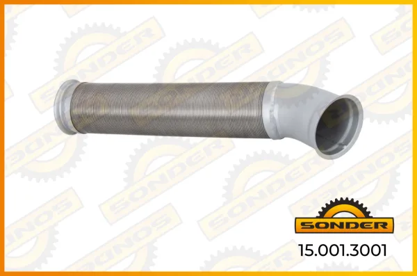 Гофра глушителя Sonder 15.001.3001 передняя, выпускная система DAF FAN/FAS 85.510