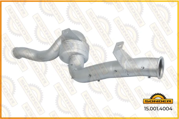 Труба глушителя Sonder 15.001.4004 для DAF CF 85 и XF 105