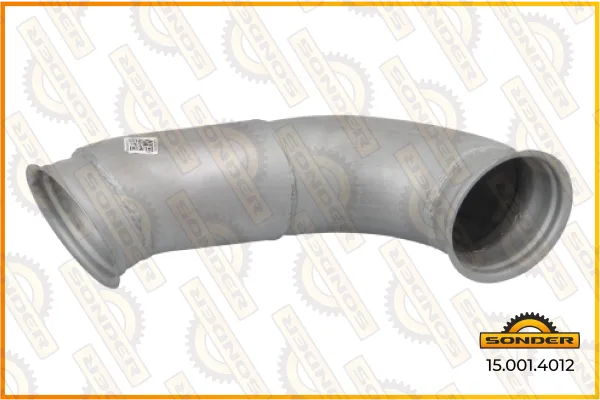 Труба глушителя DAF CF 75, CF 85, XF 95, XF 105, F27, F95 — Sonder 15.001.4012