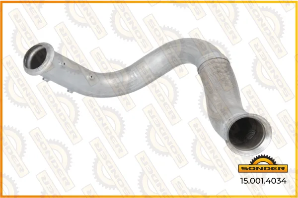 Труба глушителя приёмная с гофрой Renault Premium Euro III Sonder 15.001.4034