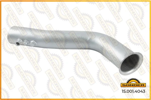 Труба глушителя Sonder 15.001.4043 для MAN TGA, TGX и DAF CF 85, XF 95